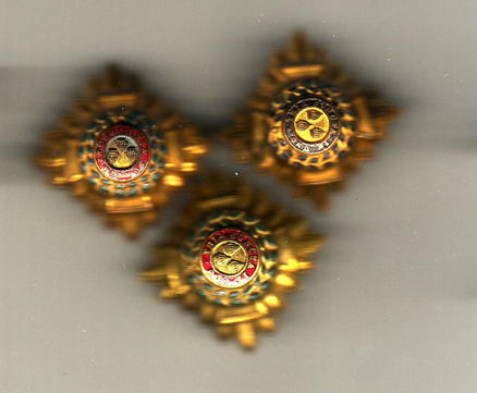 Brass Army Officers Rank Pips