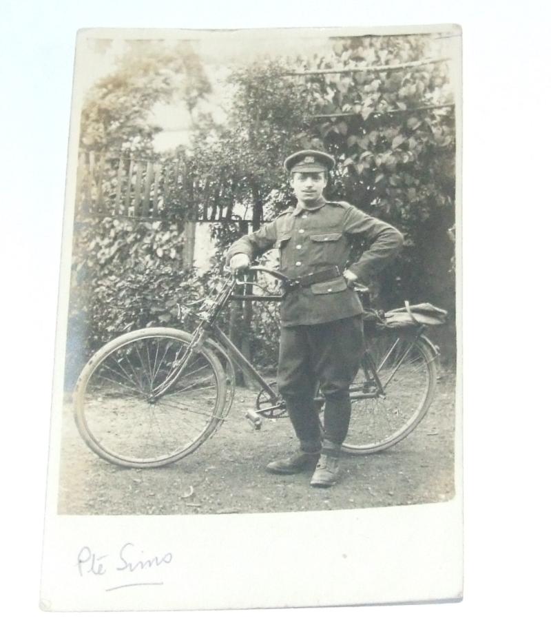 Original WW1 Photograph - Army Cyclist