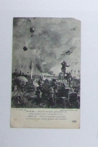 WW1 Postcard - French Biplanes