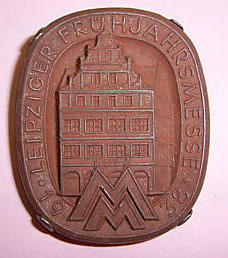 Day Badge for Leipzig Spring Festival 1938