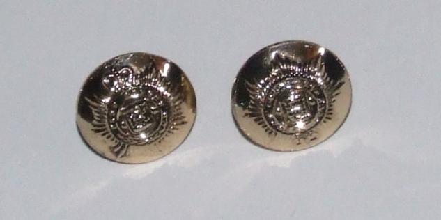 Pair of East Surrey Regiment Epaulette Buttons