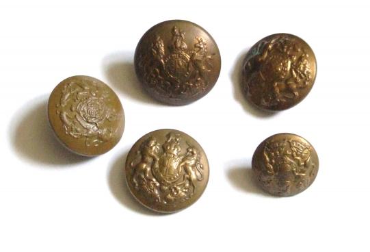 General Service Buttons - Five Different