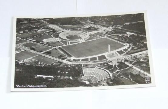 1936 Berlin Olympic Stadium Postcard