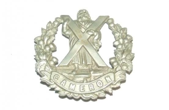 Queens Own Cameron Highlanders Glengarry Badge