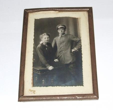 WW1 Framed Photograph - Feldwebel