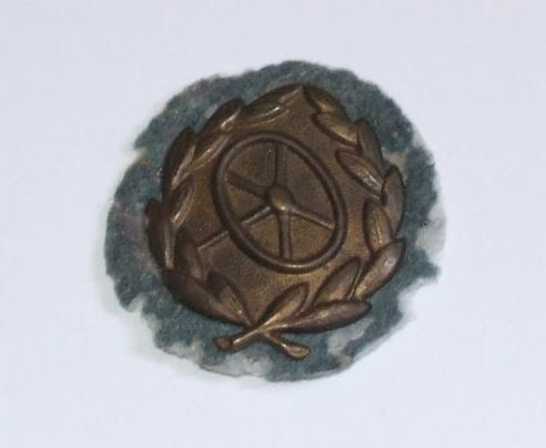 Bronze Luftwaffe Drivers Badge