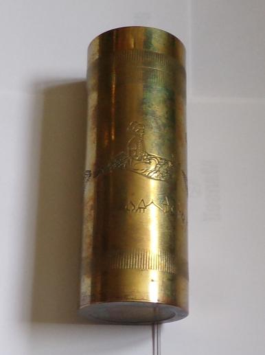 Trench Art - Turkish 47mm Shell Case