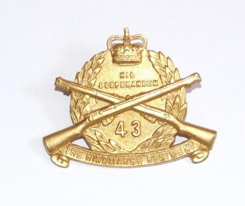 Australian 43rd Infantry Badge