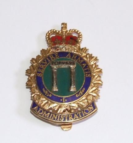 Canadian Forces Administration Service Badge