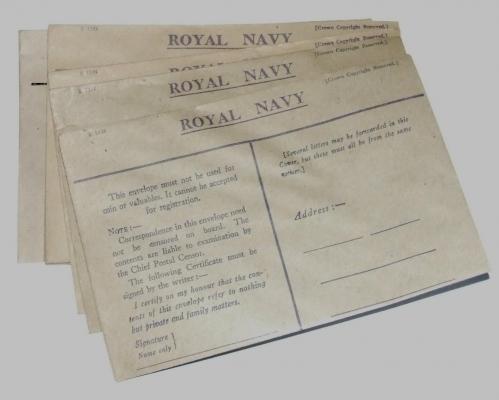 Royal Navy Ship-board Letter Envelopes