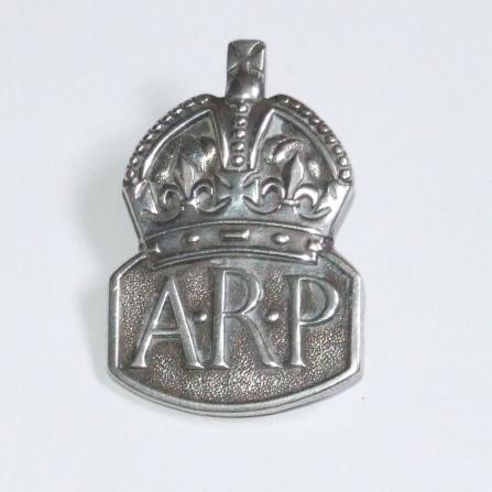 ARP Lapel Badge - Hallmarked Silver