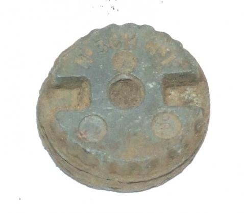 Mills Bomb Base Plug - 1944