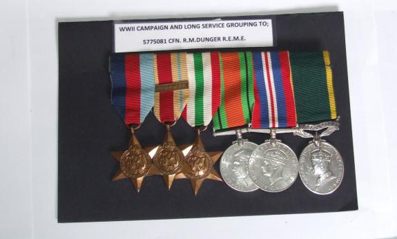 WW2 Six Medal Group - REME Territorials