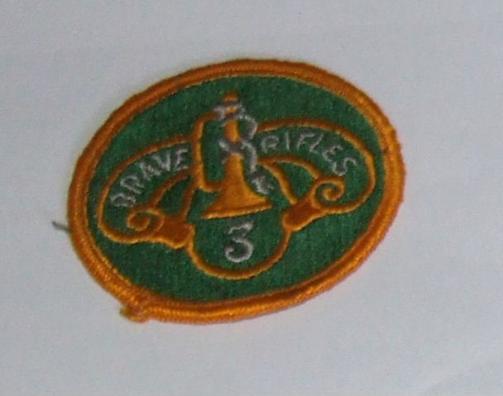 US Army 'Brave Rifles' Sleeve Patch