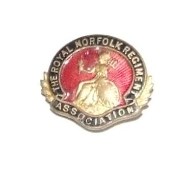 Royal Norfolk Regiment Association Badge