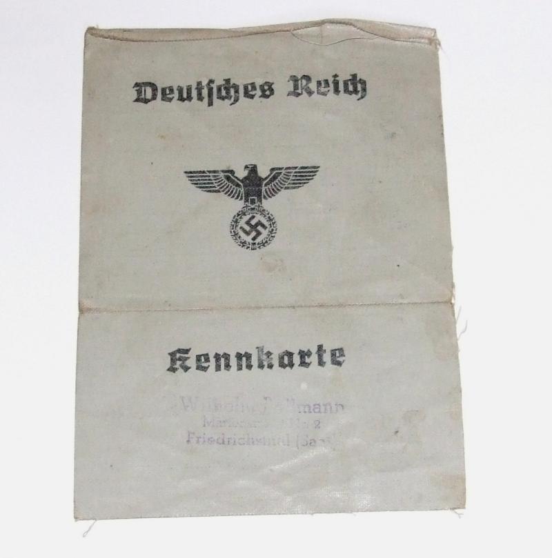 Kennkarte ID Card - Saarbrucken