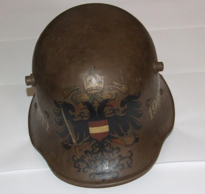 M17 WW1 Helmet with Austrian Artwork