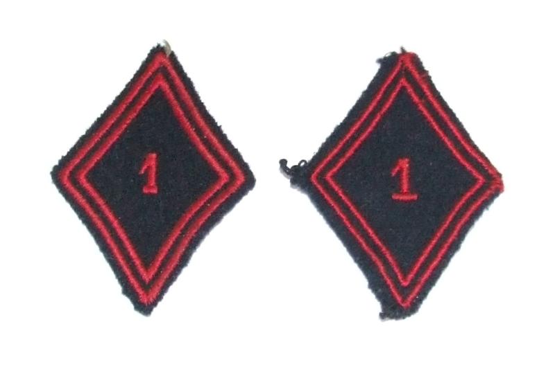 French 1st Army Collars