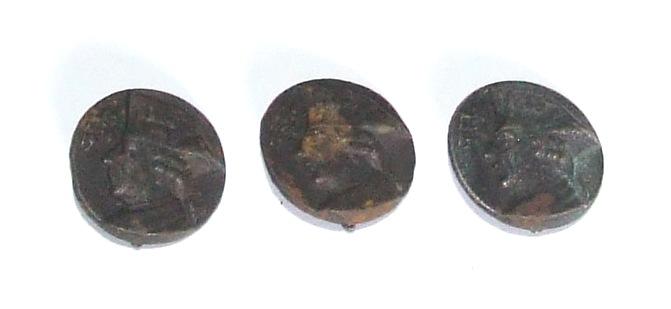 3 x Frederick the Great WHW Badges