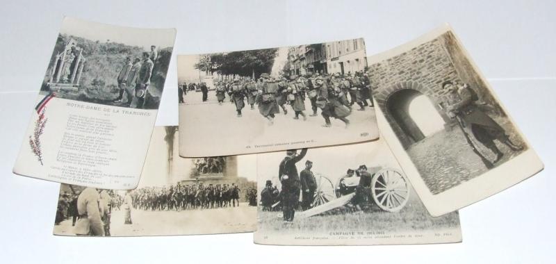 5 x French WW1 Postcards