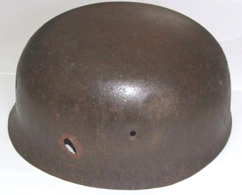 M38 Fallschirmjager Helmet - Bullet Hole