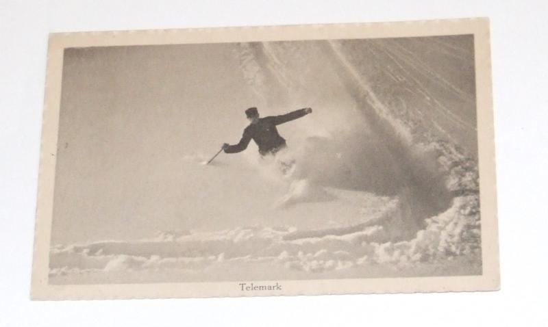 Original Photograph - Skier at Telemark