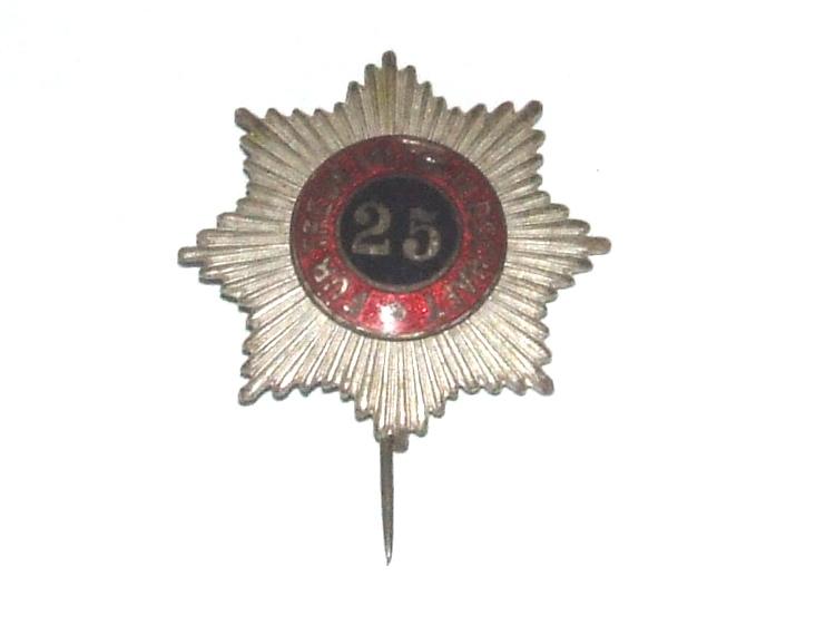 Fire Police 25 Year Service Award