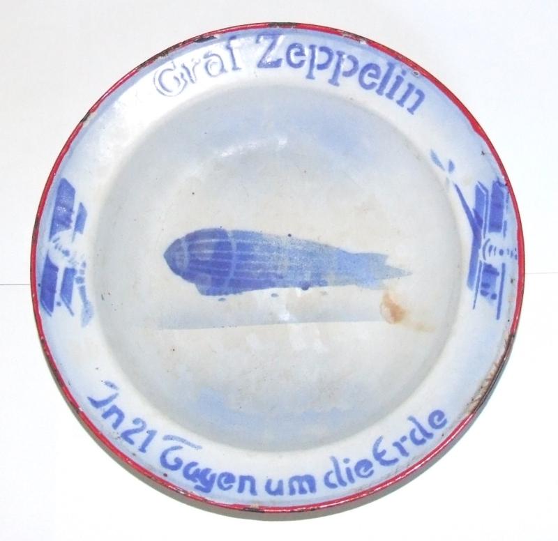 Graf Zeppelin Commemorative Tin Plate