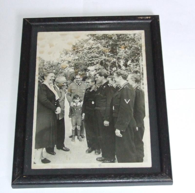 Framed Original Photograph - Panzer Unit Choir.