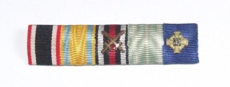 WW1 and WW2 Five-Ribbon Bar