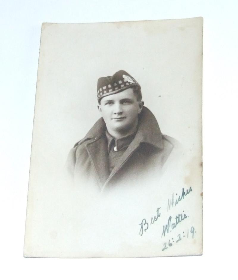Original Photograph - Scottish Soldier