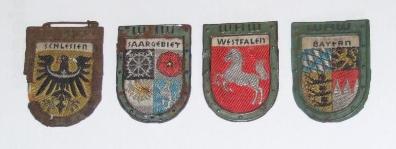 Four Regions of Germany WHW Badges