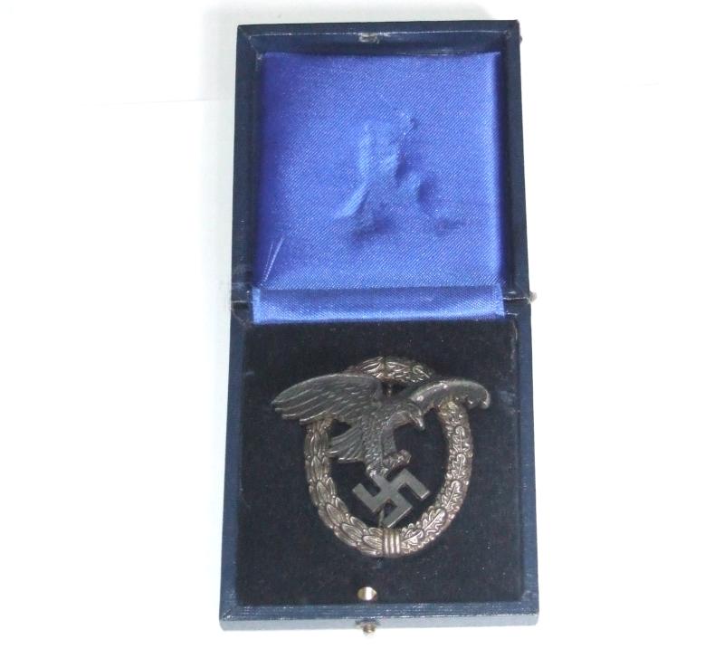 Luftwaffe Observers Badge - Cased