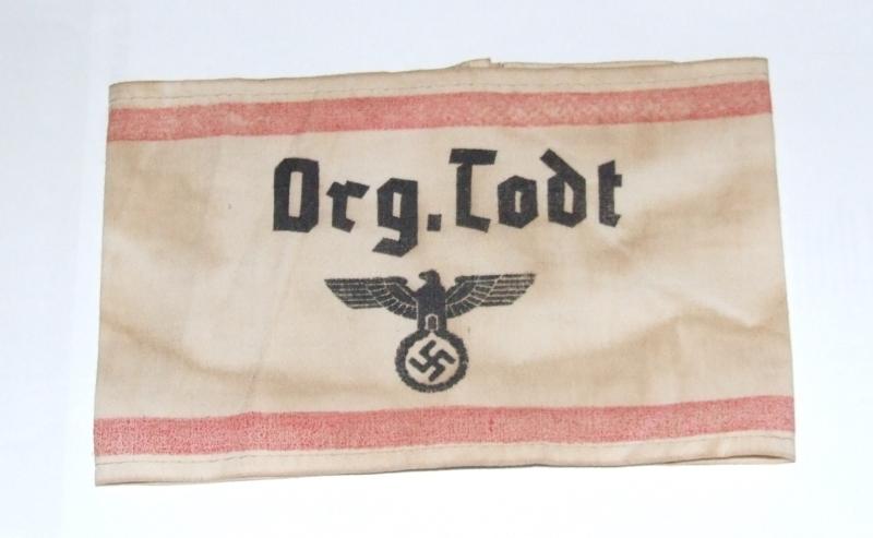 Organisation Todt Guards Armband