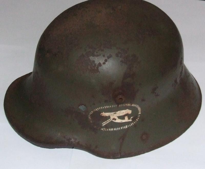 WW1 M16 German Helmet - MG Unit