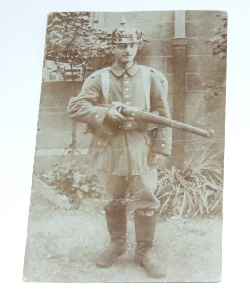 WW1 Photograph - Soldier in Pickelhaube