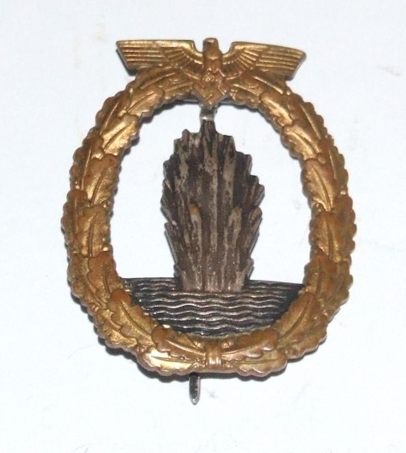 Kriegsmarine Minesweepers Badge