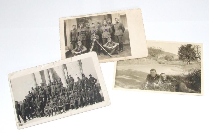 Original WW2 Photographs - NCOs in Greece