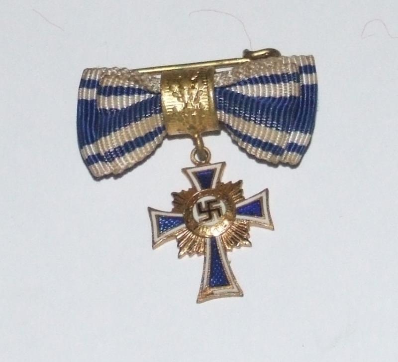 Mothers Cross in Gold - Miniature