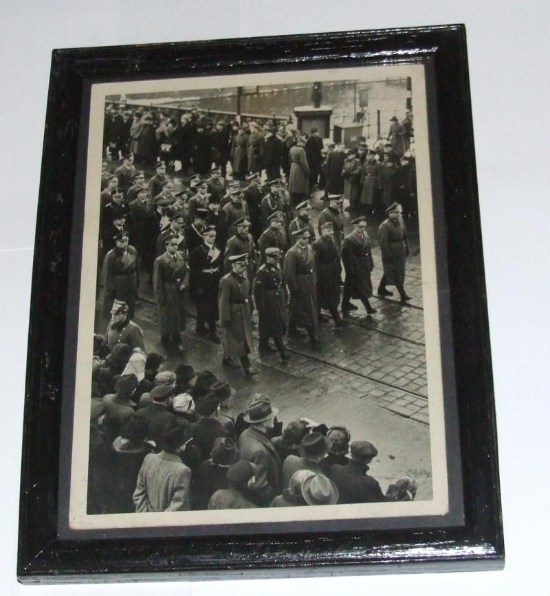 Original Framed Photograph - Nazi Parade
