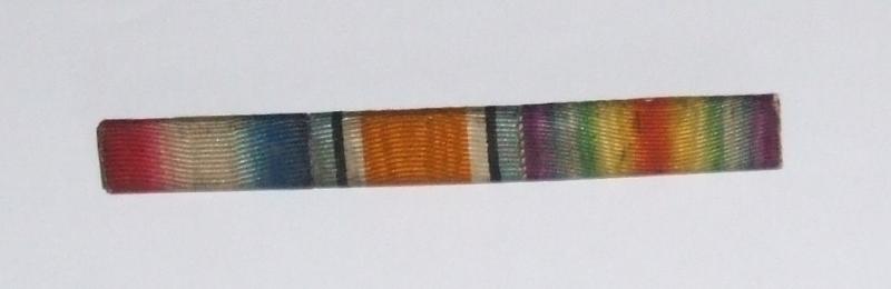 WW1 Trio Medal Ribbon Bar