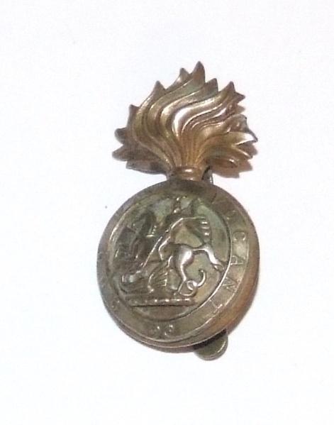 Northumberland Fusiliers Officers Cap Badge 1914