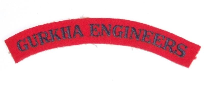 Gurkha Engineers Shoulder Title