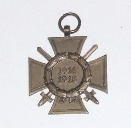 WW1 Cross of Honour with Swords