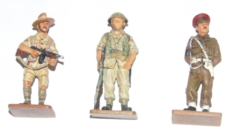 3 x Metal Figures - British Forces