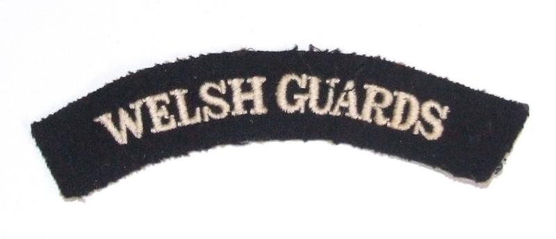 Welsh Guards Shoulder Title.